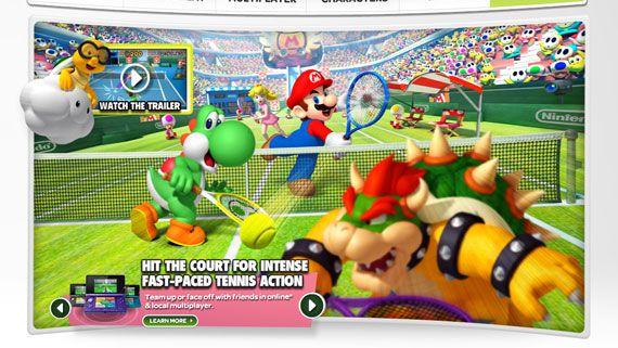 3DS Mario Tennis Open North America Official Site
