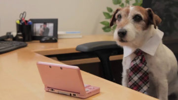 海外：映画『アーティスト』出演の俳優犬アギー、任天堂のスポークスドッグとして初出社