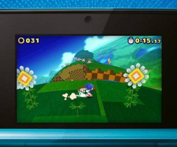 3DS版『ソニック ロストワールド』はディンプスが制作を担当。Wii U版とは異なるコースデザイン、最大4人の対戦モードなど