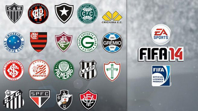 『FIFA 14』、19のブラジルクラブが公式ライセンスで収録