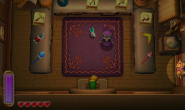 3DS『ゼルダの伝説 神々のトライフォース2』、ラヴィオの店に「ムジュラの仮面」がちらり
