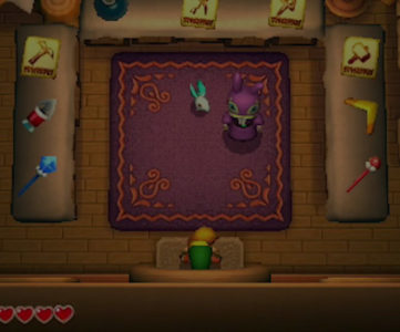 3DS『ゼルダの伝説 神々のトライフォース2』、ラヴィオの店に「ムジュラの仮面」がちらり