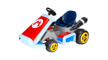 『マリオカート7』モデルの任天堂公式ライセンス電動乗用カート『Super Mario Kart ride-on』が海外で登場
