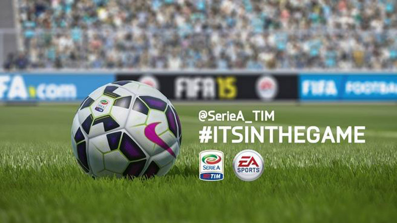 EA、セリエAとパートナーシップを締結。所属全20クラブやリーグブランド等が『FIFA 15』にフルライセンスで収録