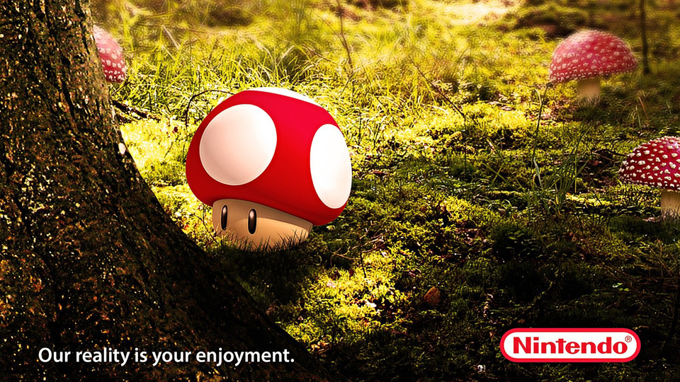 Nintendo Reality 任天堂の考えるリアリティをデザインしたブランド広告 T011 Org