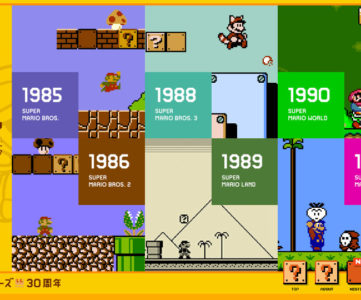 スーパーマリオ30年の歴史を振り返る、“History of Super Mario Bros.”が任天堂公式サイトで公開