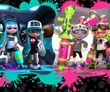 欧米任天堂 Wiiu Splatoon スプラトゥーン のpc スマホ用壁紙を一般配布 T011 Org