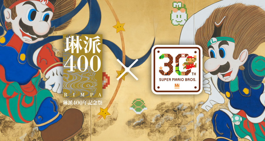 ニッポン画家・山本太郎氏による「マリオ＆ルイージ図屏風」が制作、10月一般公開へ