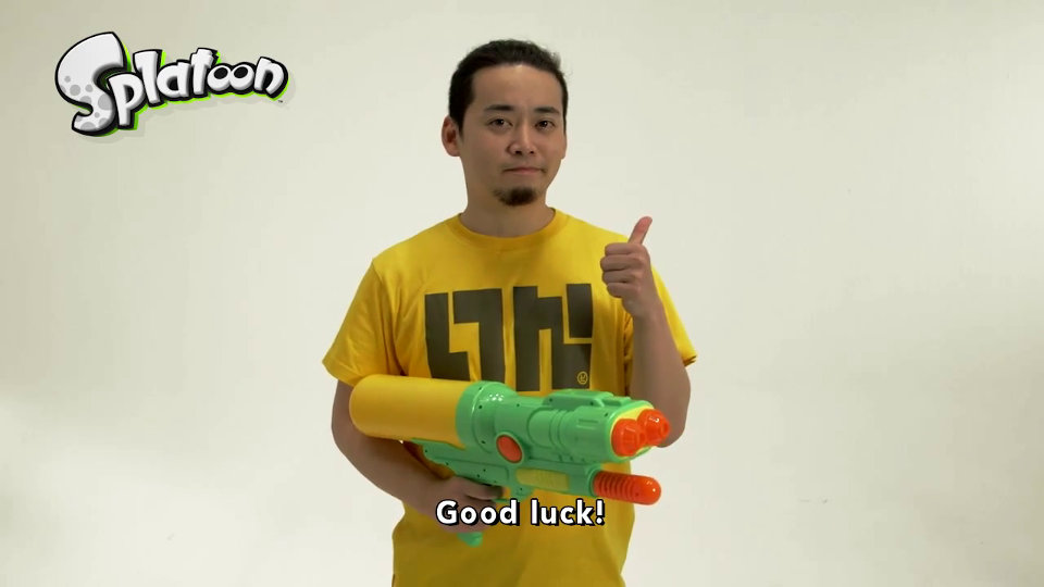 任天堂・阪口DによるWiiU『スプラトゥーン』大型アップデート告知映像「バトルの準備はいいか？健闘を祈る」