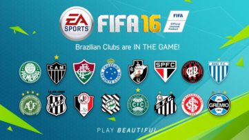 『FIFA 16』は16の主要ブラジルクラブチームを収録