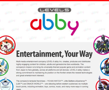 レベルファイブ、電通と新会社「LEVEL-5 abby Inc.」を設立。海外のクロスメディア展開を推進