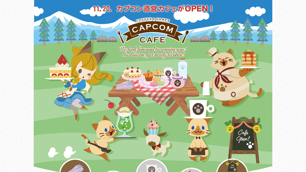 カプコンゲームの世界を追体験、初の直営キャラクターカフェ「カプコンカフェ」が埼玉にオープン。テーマ第1弾は『モンハンクロス』