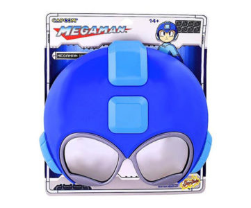 手軽に『ロックマン』になりきれる、ヘルメット部分もついた仮装用メガネ「Mega Man Helmet Sun-Staches」