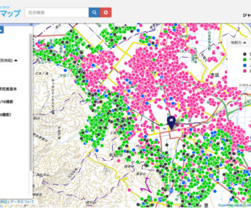「地盤サポートマップ」で、住んでいる街や気になる住所の地盤がどのくらい安全か調べてみる