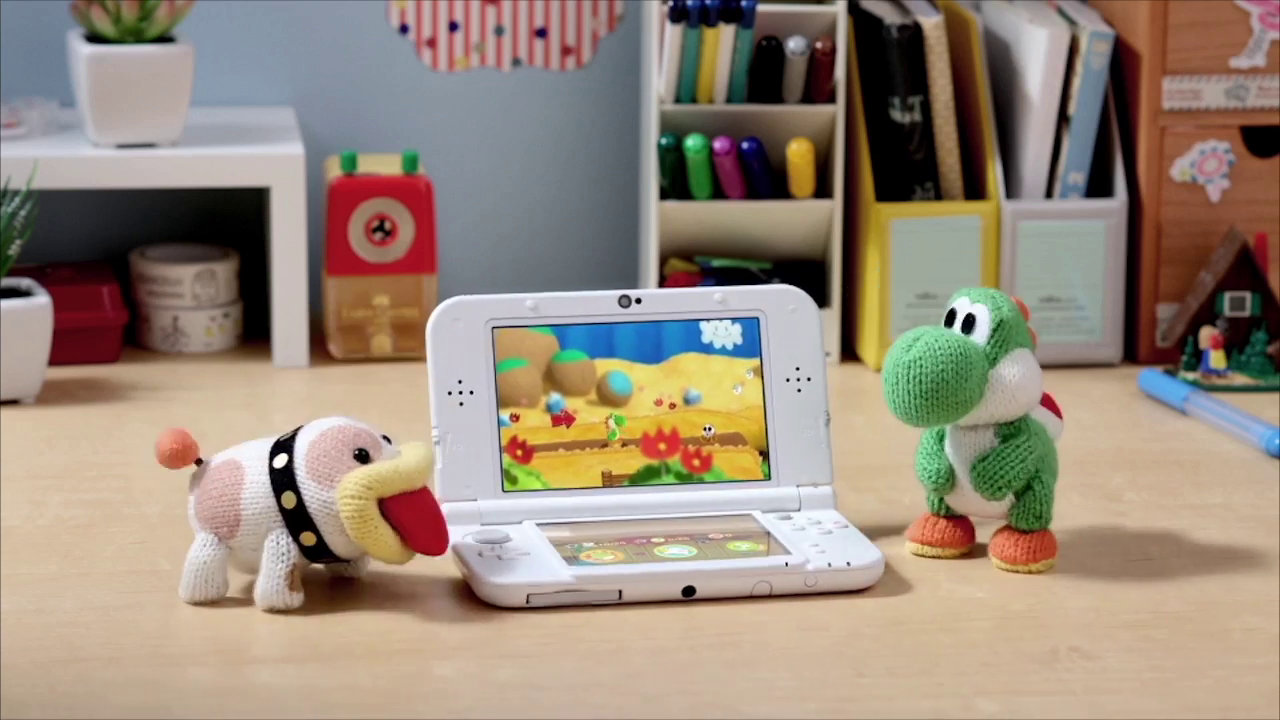 3DS版『ヨッシーウールワールド』、New3DSなら滑らかな秒間60フレームに