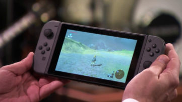 米任天堂レジー社長、Nintendo Switch の実機ゲームプレイを披露。宮本氏とバンドのセッションも