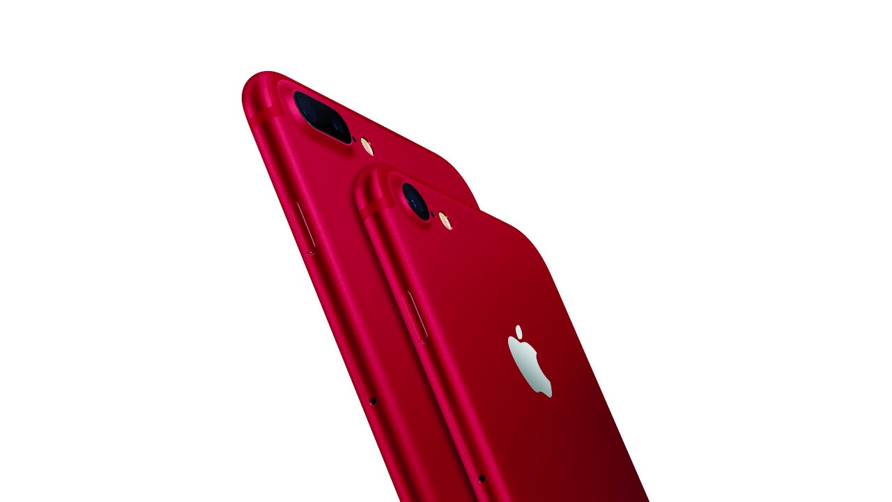 iPhone 7/iPhone 7 Plusに「(PRODUCT) RED」が登場、3月25日より発売開始