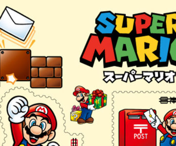 『スーパーマリオ』のグリーティング切手が6月28日に発行、発売日の1日限定でマリオの消印も
