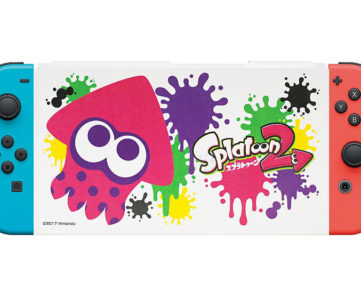 『スプラトゥーン2』デザイン、Nintendo Switch の画面を保護する「スタンド付きカバー」