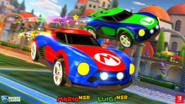 『ロケットリーグ』Nintendo Switch 版の任天堂コラボ要素、マリオやルイージ、サムスのバトルカーが登場