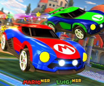 『ロケットリーグ』Nintendo Switch 版の任天堂コラボ要素、マリオやルイージ、サムスのバトルカーが登場