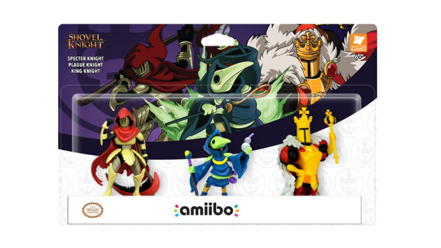 Amiibo ショベルナイトシリーズ に プレイグナイト スペクターナイト キングナイトの3体が仲間入り T011 Org