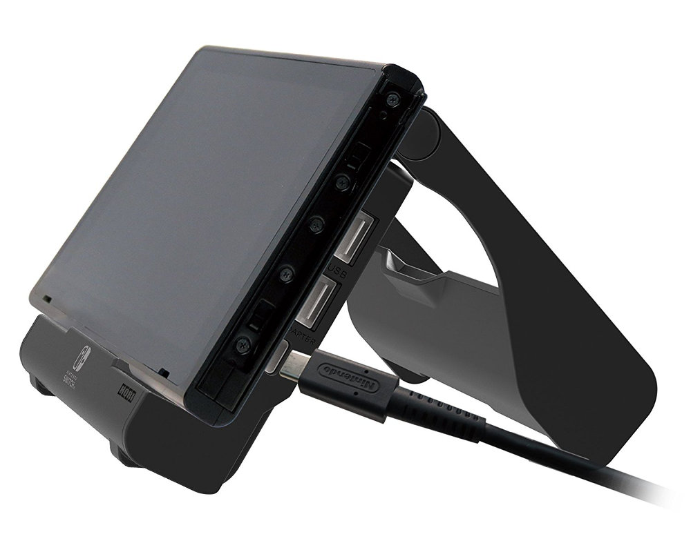 Nintendo Switch テーブルモード で複数周辺機器を同時利用できる4ポートusbハブスタンド Lanアダプター接続で有線lan接続も可能に T011 Org