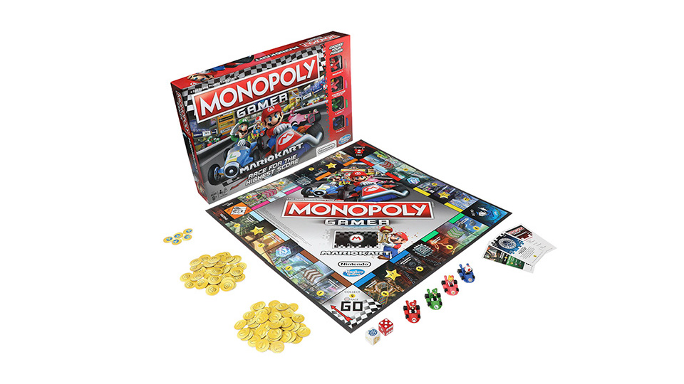 モノポリーにマリオカート要素をミックス、任天堂とハズブロがコラボした『MONOPOLY GAMER: MARIO KART Edition』
