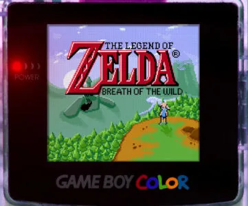 ゼルダの伝説 ブレス オブ ザ ワイルド がもし90年代にゲームボーイカラーで発売されていたら を表現するデメイク映像 T011 Org