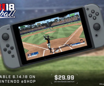MLB公認『R.B.I. Baseball 18』が日本のニンテンドースイッチeショップでも配信、日本語対応