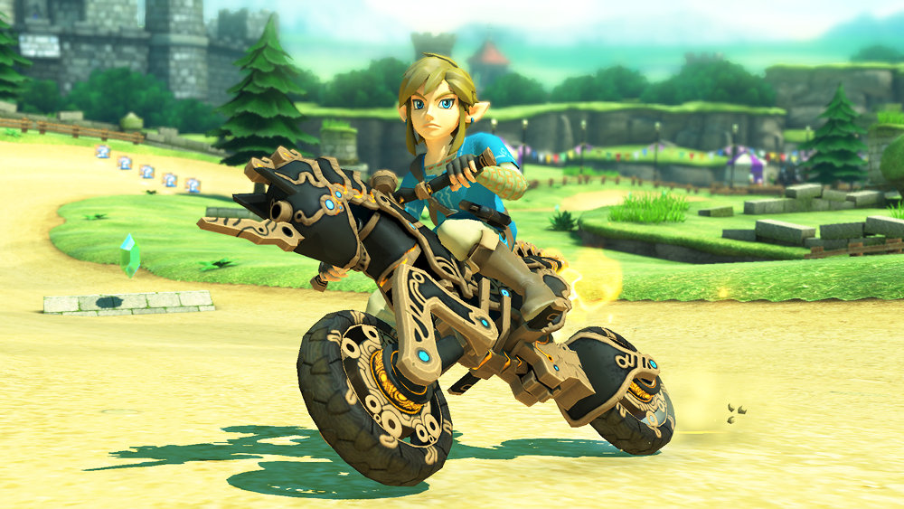 マリオカート8 デラックス 更新で ゼルダの伝説 Botw の マスターバイク零式 や リンク 英傑の服 が追加 T011 Org