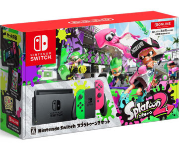 「Nintendo Switch スプラトゥーン2 セット」がまたまた再販、今度は Nintendo Switch Online の3か月利用券つき