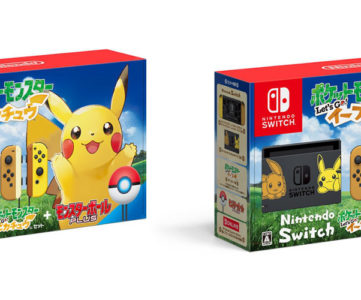 Joy-Conがピカチュウ／イーブイカラー、特別デザインの Nintendo Switch 本体セットが発売へ