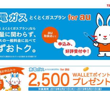 「東電ガス for au」は東京ガスの一般料金と比べて必ずおトクなauユーザー向けガス料金プラン、「auでんき」とあわせれば更にお得に