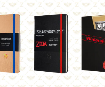モレスキンから『ゼルダの伝説』ノートブックが登場、初代ドット絵が映える3デザイン