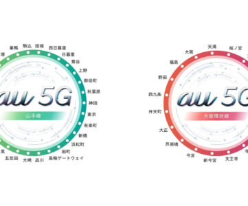 【KDDI】山手線と大阪環状線の全駅ホームが「5G」化、今後は電車内も対応予定
