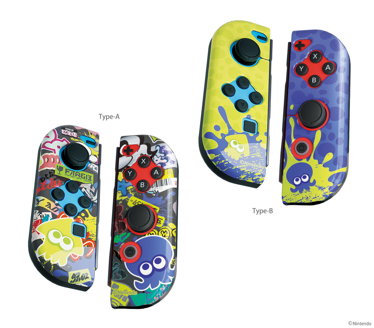 キーズファクトリー × スプラトゥーン3 Joy-Con TPUカバー COLLECTION for Nintendo Switch