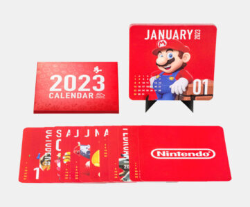 【マイニンテンドー】交換グッズに2023年カレンダーが登場、ピクミンもデザイン