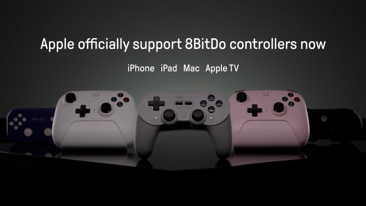 アップルが8BitDoのコントローラーを正式サポート、App Store / Apple Arcadeのゲームで使用可能に