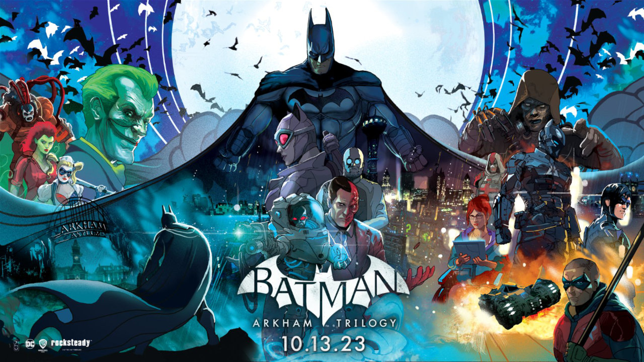 『バットマン：アーカム・トリロジー』は10月に発売、Rocksteadyのアーカム三部作を1つにまとめたNintendo Switch向けコレクション