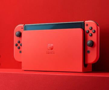 【Nintendo Switch】有機ELモデルに新色“マリオレッド”登場、『スーパーマリオブラザーズ ワンダー』にあわせて