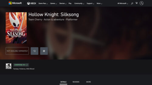 Hollow Knight: Silksong がXbox Storeに登録 いよいよ発売が近い？