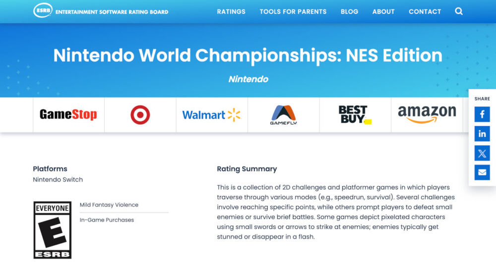 Nintendo World Championships: NES Edition ニンテンドー・ワールド・チャンピオンシップ：ファミコン エディション