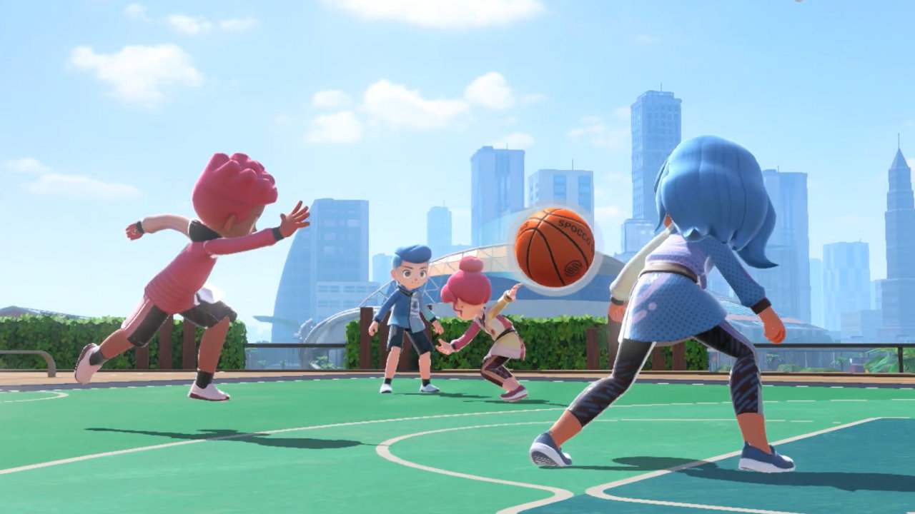 【Switchスポーツ】「バスケットボール」が追加、2024年夏の無料アップデートで