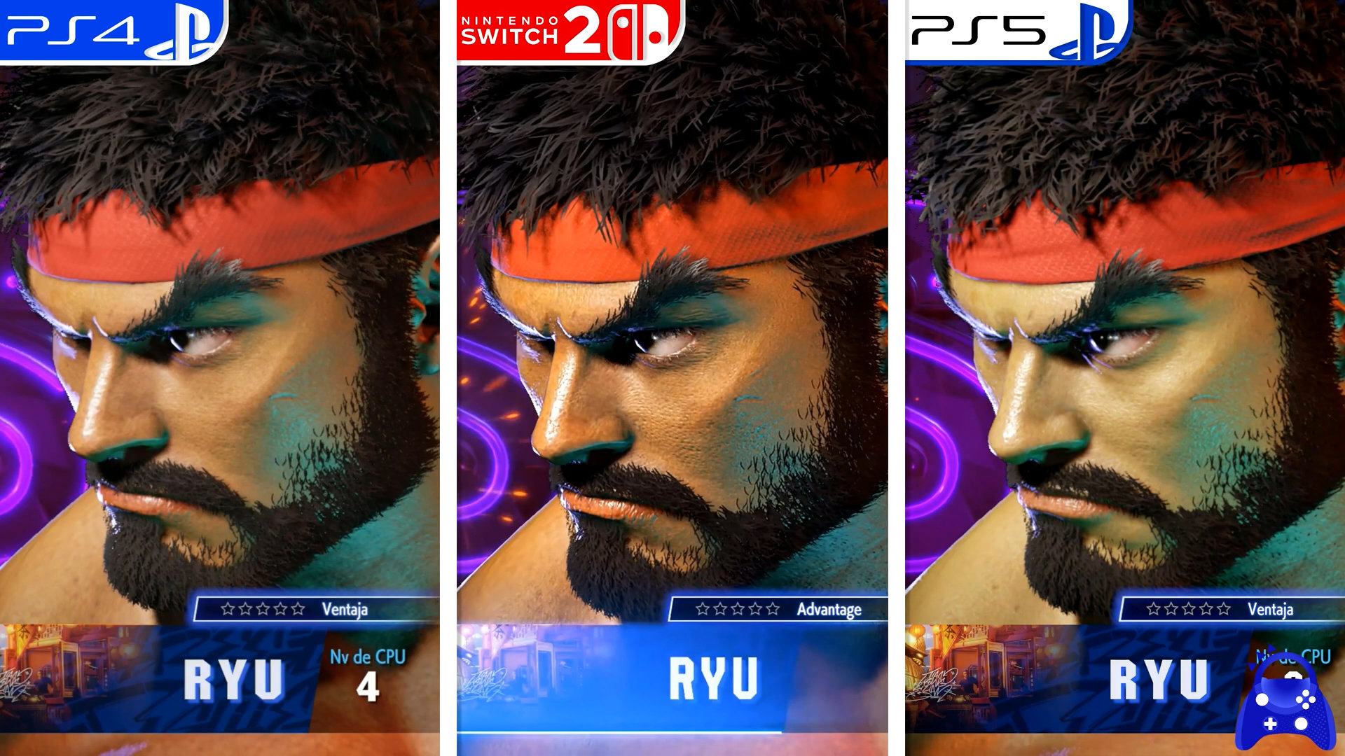 【比較】『ストリートファイター6』スイッチ2版と他機種版との初期グラフィック比較映像