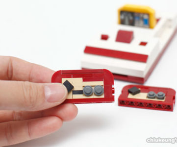 レゴで手のひらサイズに再現された任天堂ゲーム機、ファミコンとNES