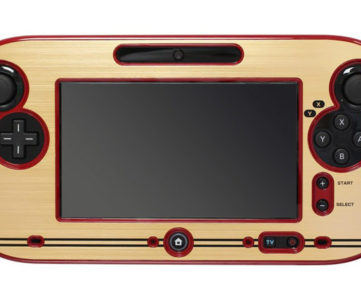 Wii U GamePadをファミコンコントローラ型デザインにする『レトロフェイスプレート』