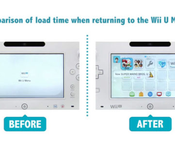 Wii U、4月の本体更新で3倍速くなる任天堂公式のビフォーアフター比較動画