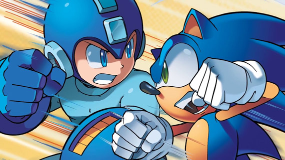 セガの『ソニック』とカプコンの『ロックマン』、クロスオーバーコミック『Sonic the Hedgehog/Mega Man: Worlds Collide』で共演